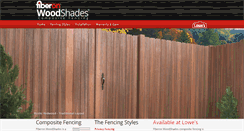 Desktop Screenshot of fiberonwoodshades.com