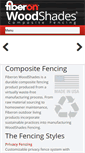 Mobile Screenshot of fiberonwoodshades.com